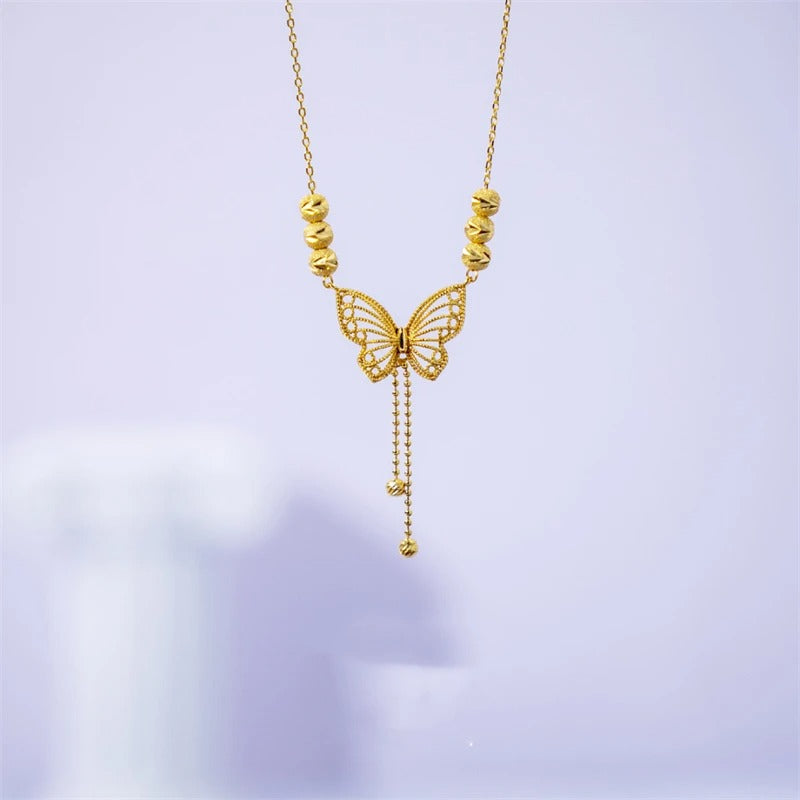 Gold plated Butterfly Necklace for Women