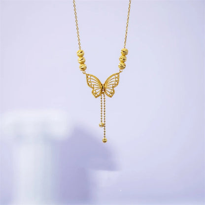 Gold plated Butterfly Necklace for Women