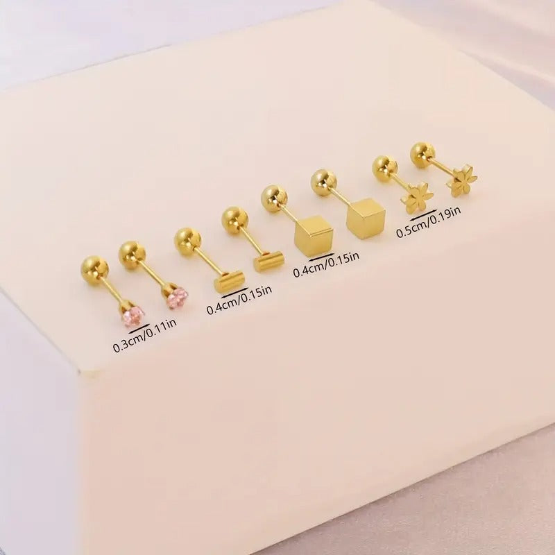 Stain less Steal Earings