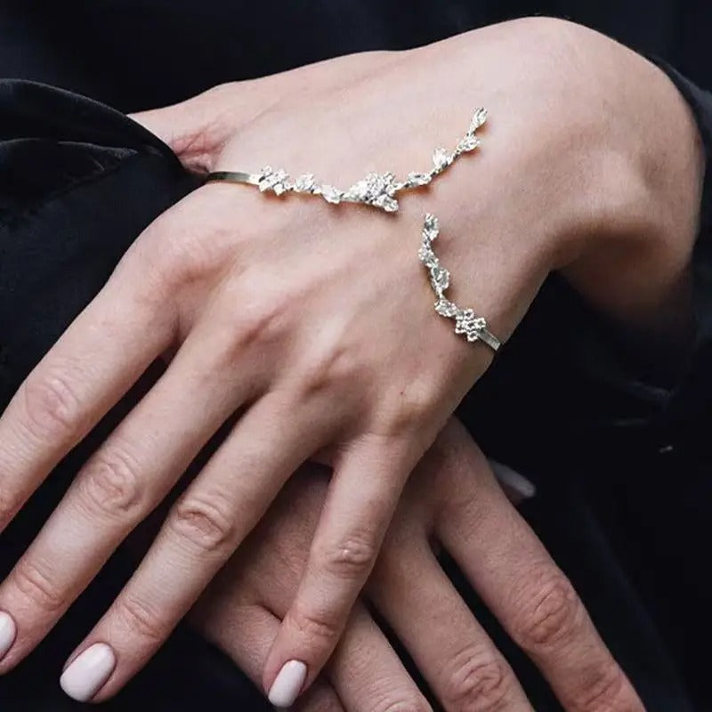 Elegant Leaf Bracelet